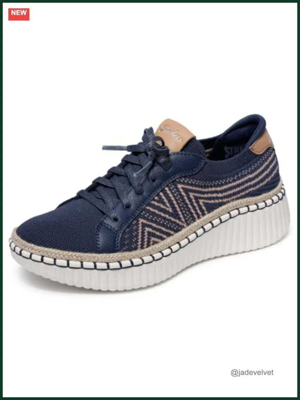 Women's Slip-On Fashion Sneakers with Air-Cooled Memory Foam, Vegan
